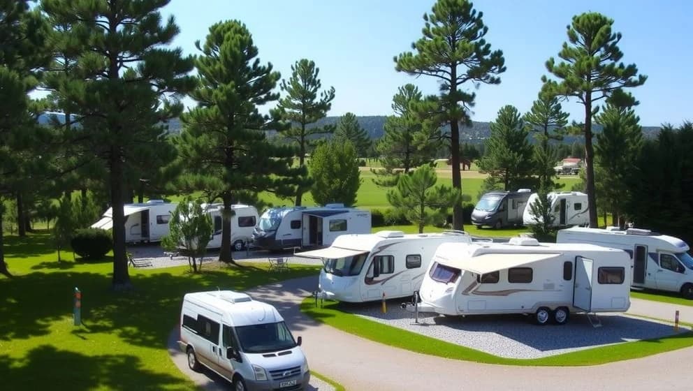 Villavagn till salu på camping året runt